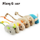 6 τμχ Mix Pet Toy Catnip Mice Cats Toys Fun βελούδινο ποντίκι παιχνίδι για γάτα για γατάκι