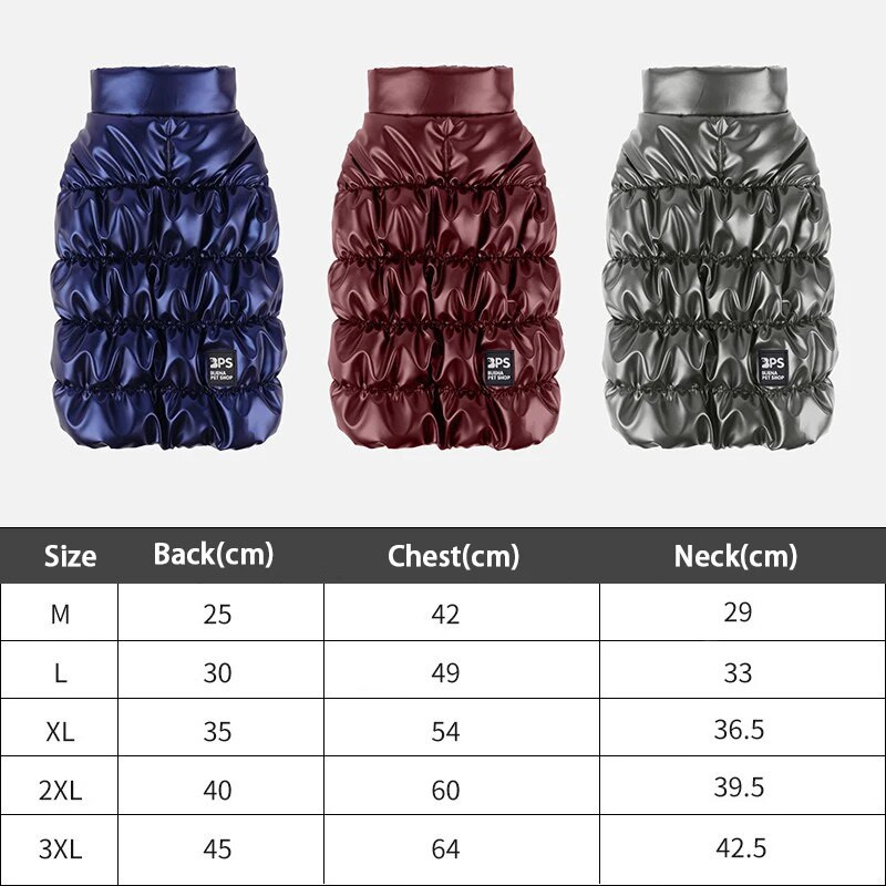 Meleg téli kisállat kutyamellény ruhák szélálló kisállat pehelykabát dzseki kölyökruha Yorkie chihuahua ruházat kis közepes kutyáknak