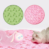Automatic Cat Toys Electric Motion Undercover Moving Bouncing Rolling Ball Funny Interactive Toy for Indoor Cat Kitty Pet Toy
