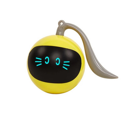 Automatic Cat Toys Electric Motion Undercover Moving Bouncing Rolling Ball Funny Interactive Toy for Indoor Cat Kitty Pet Toy
