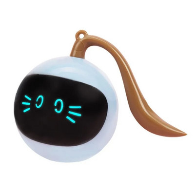 Automatic Cat Toys Electric Motion Undercover Moving Bouncing Rolling Ball Funny Interactive Toy for Indoor Cat Kitty Pet Toy