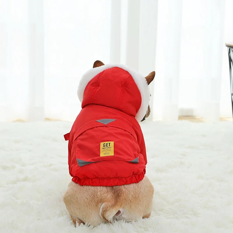 HOOPET Kutyaruhák Téli meleg kisállat kutyakabát kabát kölyök chihuahua ruházat pulóver kis közepes kutyáknak kölyökruha