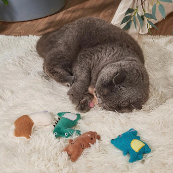 Cat Toy Cats Αξεσουάρ για κατοικίδια Χαριτωμένα παιχνίδια για γάτες για δόντια γατούλας Τρίξιμο βελούδινου μαξιλαριού αντίχειρα γάτας Προϊόν κατοικίδιων ζώων