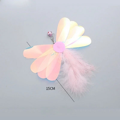 Cat Teaser Wand Igračka Zamjenska glava Caterpillar Mouse Feather Slobodno mijenjajte dodatke DIY Cat Stick Smiješne potrepštine za mačiće