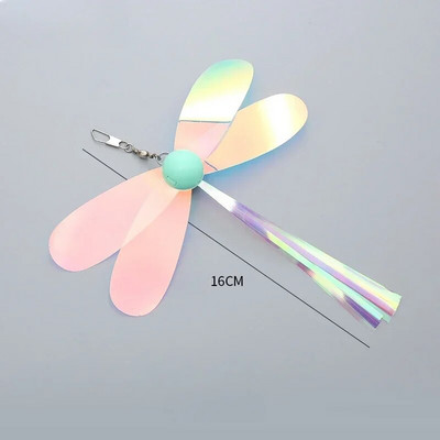 Cat Teaser Wand Igračka Zamjenska glava Caterpillar Mouse Feather Slobodno mijenjajte dodatke DIY Cat Stick Smiješne potrepštine za mačiće