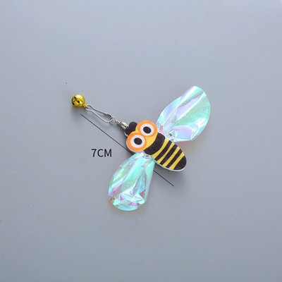 Cat Teaser Wand Igračka Zamjenska glava Caterpillar Mouse Feather Slobodno mijenjajte dodatke DIY Cat Stick Smiješne potrepštine za mačiće