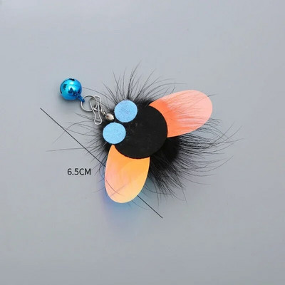 Cat Teaser Wand Igračka Zamjenska glava Caterpillar Mouse Feather Slobodno mijenjajte dodatke DIY Cat Stick Smiješne potrepštine za mačiće