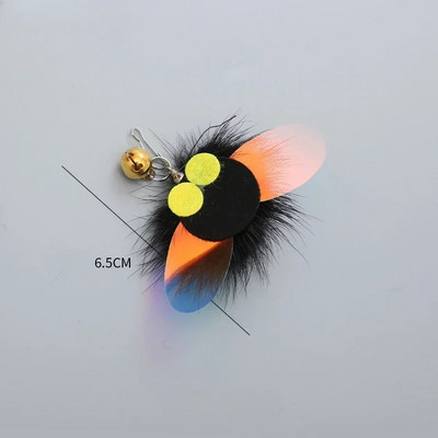 Cat Teaser Wand Igračka Zamjenska glava Caterpillar Mouse Feather Slobodno mijenjajte dodatke DIY Cat Stick Smiješne potrepštine za mačiće