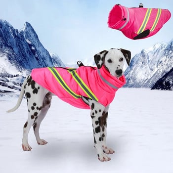 Топли зимни дрехи за домашни любимци Есенни и зимни удебелени памучни палта за кучета Ветроотразителни дрехи за кучета за малки и средни кучета
