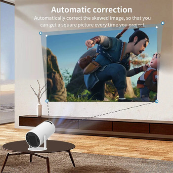 Salange HY300 Smart Projector Android 11.0 MINI Φορητός 5G WIFI Home Cinema 720P για SAMSUNG Apple Outdoor 1080P 4K Movie HDMI