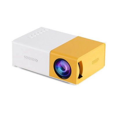 YG300 Mini Portable Projector Υποστήριξη μνήμης εξαιρετικά υψηλής ευκρίνειας για HDTMI USB και SD Outdoor Home Theatre Movie Projection