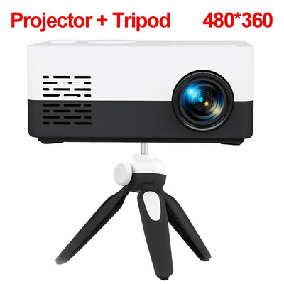 Salange mini projektorius J15 Pro, 480*360 palaikymas 1080P USB mini šviestuvas, skirtas telefonui išmaniajam telefonui namų kino teatrui vaikams dovana PK YG300