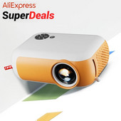 A10 Mini Projector LED Home Cinema 3D VideoProjector Media Player Kids Cinema Δώρο Συμβατό USB Smart TV BOX 1080P Ταινία HD