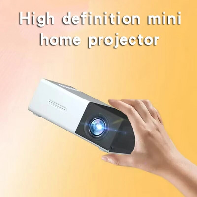 Μίνι προβολέας LED YG300 HD 320x240p συμβατός με οικιακή συσκευή αναπαραγωγής πολυμέσων ήχου HDMI USB TF Έξυπνος προβολέας