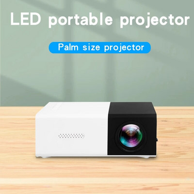 YG300 LED mini projektors HD 320x240p saderīgs ar HDMI USB TF audio mājas multivides atskaņotājs Viedais projektors