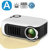 Φορητός προβολέας A2000 Home Cinema 3D LED Smartphone Τηλεόραση Laser Beamer Mini Projector για Full HD 1080P Video Cinema