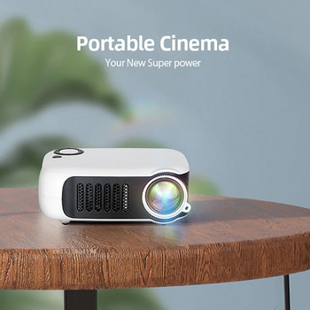 Φορητός προβολέας A2000 Home Cinema 3D LED Smartphone Τηλεόραση Laser Beamer Mini Projector για Full HD 1080P Video Cinema