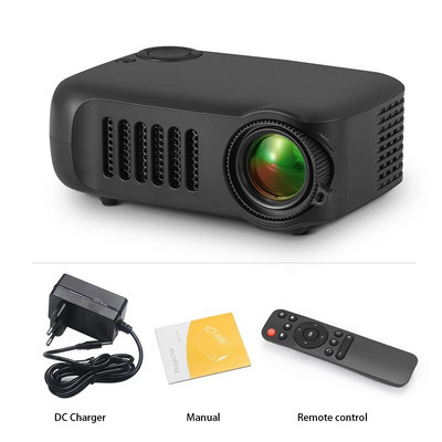 Φορητός προβολέας A2000 Home Cinema 3D LED Smartphone Τηλεόραση Laser Beamer Mini Projector για Full HD 1080P Video Cinema