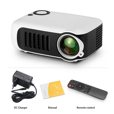 Φορητός προβολέας A2000 Home Cinema 3D LED Smartphone Τηλεόραση Laser Beamer Mini Projector για Full HD 1080P Video Cinema