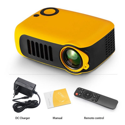 Φορητός προβολέας A2000 Home Cinema 3D LED Smartphone Τηλεόραση Laser Beamer Mini Projector για Full HD 1080P Video Cinema
