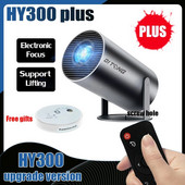 DITONG Hy300 Plus Projector 4K Android 1080P 1280*720P Home Cinema Full HD Βίντεο Mini led Προβολέας για ταινίες Αναβαθμισμένη έκδοση