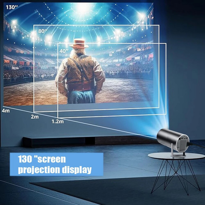 DITONG Hy300 Plus Projector 4K Android 1080P 1280*720P Home Cinema Full HD Βίντεο Mini led Προβολέας για ταινίες Αναβαθμισμένη έκδοση