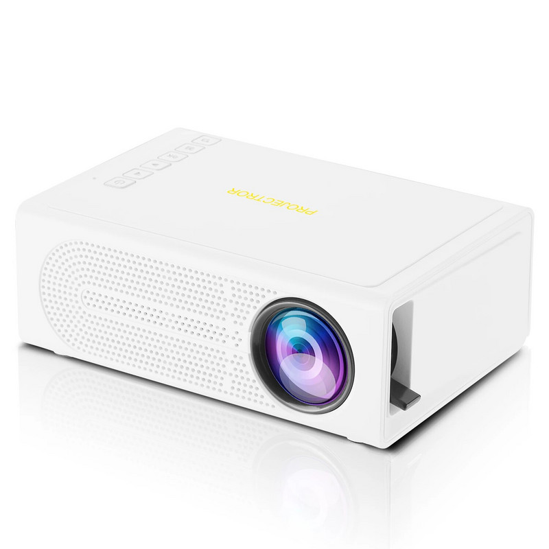 MINI Projector Home Cinema Theatre Φορητοί βιντεοπροβολείς 3D LED Παιχνίδι Laser Beamer 4K 1080P μέσω θύρας HD Smart TV BOX
