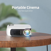 A2000 kaasaskantav MINI projektor LED-videoprojektorid kodukino 1080p mäng laserkiir 4K film Smart TV BOX HD pordi kaudu