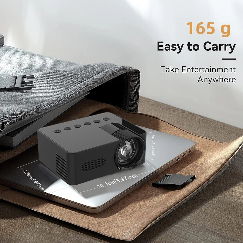 YT100 új mobiltelefon mini projektor vezeték nélküli Full HD1080P irodai házimozi film ugyanazon a képernyőn