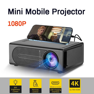 M200 MINI projektor Kodukino Kaasaskantav 3D LED-videoprojektor Mäng Laser Beamer 4K 1080P Via HD Port Smart TV BOX