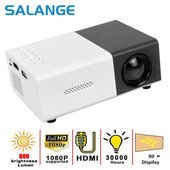 Salange YG300 Mini Projector LED Projector Lcd Projector Audio συμβατό με HDMI Mini Proyector Home Theater Media Player Beamer