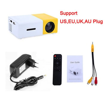 Salange YG300 Mini Projector LED Projector Lcd Projector Audio συμβατό με HDMI Mini Proyector Home Theater Media Player Beamer