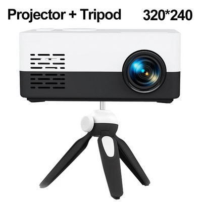 Salange J15 Pro Led mini projektors mājas kinozālei 480x360 pikseļi 1080P atbalstīts ar HDMI saderīgs USB audio video mini beamer