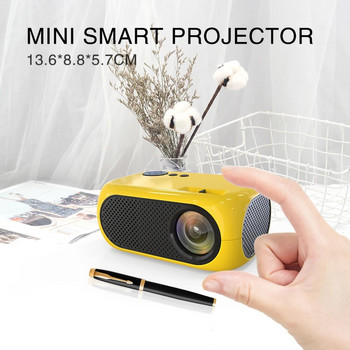 2024 New M24 Mini Projector Video Projection Kids Gifts LED Portable Home Projector Compatible HDMI USB 640*480P Support 1080P