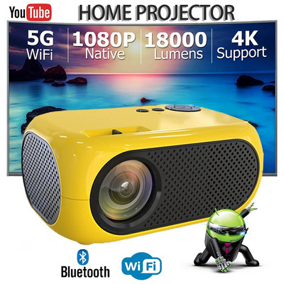 2024 New M24 Mini Projector Video Projection Kids Gifts LED Portable Home Projector Compatible HDMI USB 640*480P Support 1080P