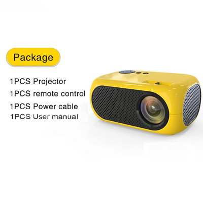2024. aasta uus M24 miniprojektor LED kaasaskantav koduprojektor, ühilduv HDMI USB 640*480P tugi 1080p videoprojektoriga lastele kingitused