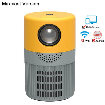 Salange mini projektors P400, 480 * 360 atbalsts 1080P USB Mini Beamer tālrunim viedtālrunim mājas kinozāle bērniem Gift PK YG300