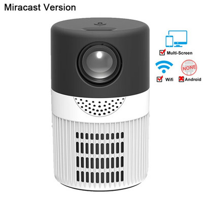 Salange mini projektors P400, 480 * 360 atbalsts 1080P USB Mini Beamer tālrunim viedtālrunim mājas kinozāle bērniem Gift PK YG300