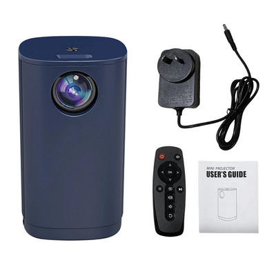 Μίνι προβολέας T30 1080P Ασύρματοι φορητοί προβολείς ταινιών 100" ίδιας οθόνης Τεχνική Διασπορά θερμότητας διπλού ανεμιστήρα για οικιακό κινηματογράφο