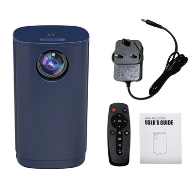 Μίνι προβολέας T30 1080P Ασύρματοι φορητοί προβολείς ταινιών 100" ίδιας οθόνης Τεχνική Διασπορά θερμότητας διπλού ανεμιστήρα για οικιακό κινηματογράφο