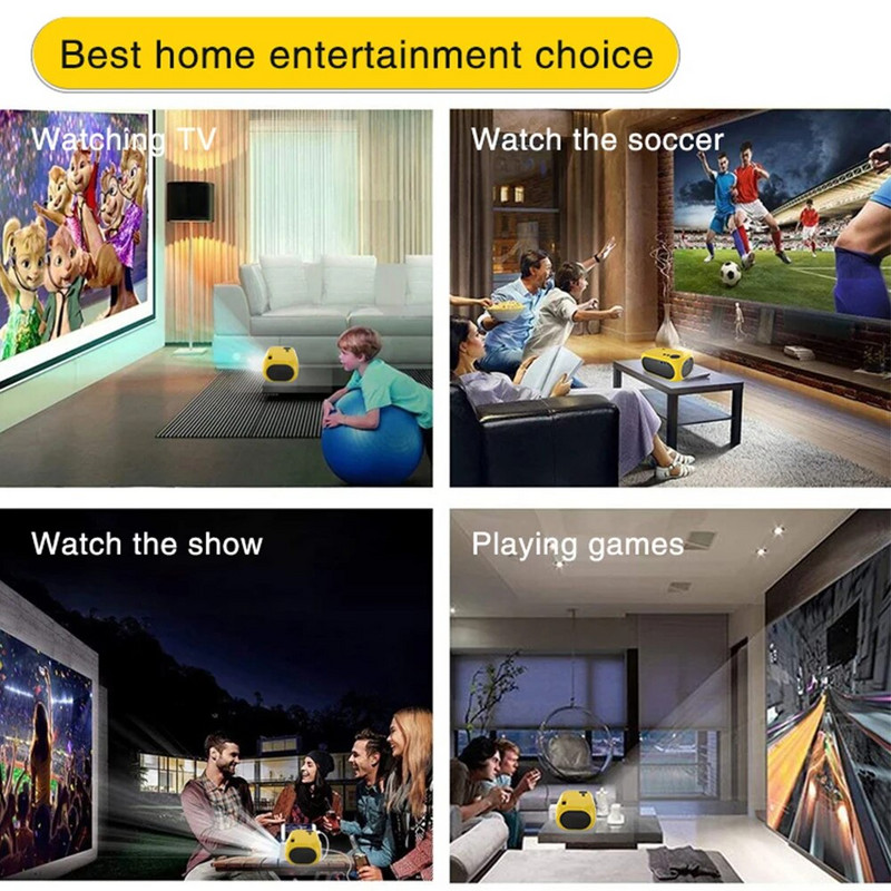 M24 Mini 4K HD LED projektor Android 11.0 Bluetooth WIFI 6.0 Auto Focus BT5.0 1920*1080P házimozi kültéri hordozható kivetítők