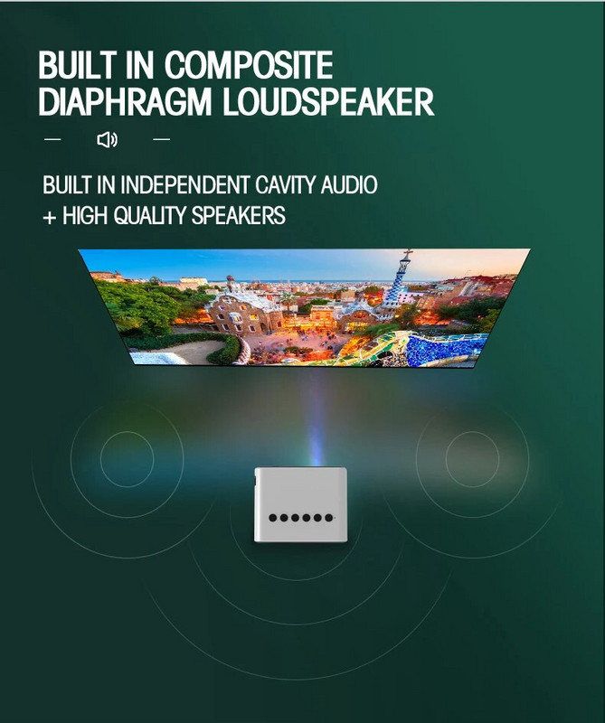 YT500 LED mobil videó mini projektor házimozi médialejátszó gyerekeknek ajándék mozi vezetékes többképernyős projektor