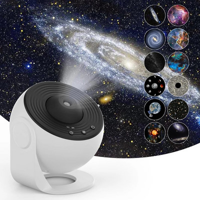 360° Pöörake planetaariumi öövalguslamp tähtprojektor Galaxy Light öövalgus magamistoale lastele Täiskasvanutele Kingitused Kodukaunistus