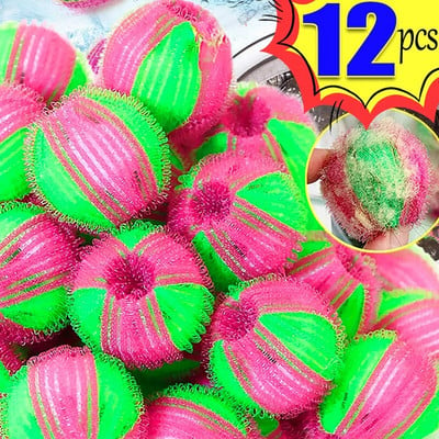 Washing Machine Filter Laundry Balls Pet Cat Hair Remover Catcher Reusable Clothes Stain Removal Dirty Collection Cleaning Ball