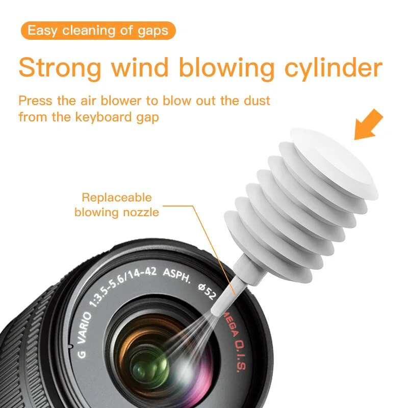 20/1 Skaitmeninio fotoaparato ausinių valymo rašiklis Mobilusis telefonas Nešiojamojo kompiuterio klaviatūros valymo įrankių rinkinys Valymo šepetėlio veleno traukiklio valiklis