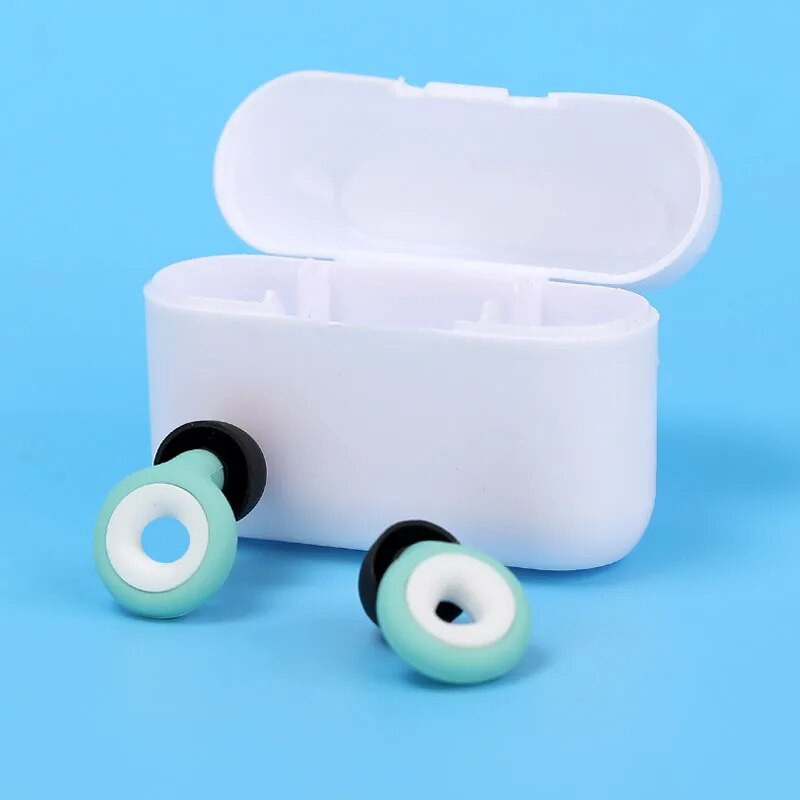 Füldugók Szilikon Hangszigetelő füldugó Merítés Zajcsökkentő Füldugó Diákalvás Műterem Némítás Füldugó repülőn úszva