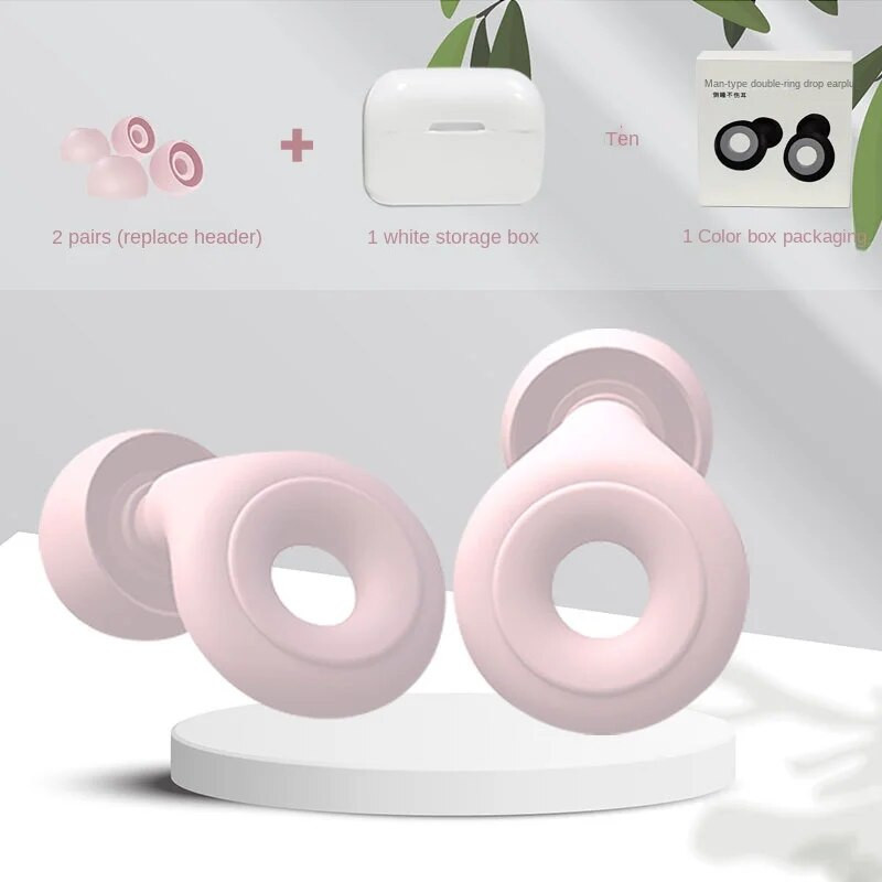 Füldugók Szilikon Hangszigetelő füldugó Merítés Zajcsökkentő Füldugó Diákalvás Műterem Némítás Füldugó repülőn úszva