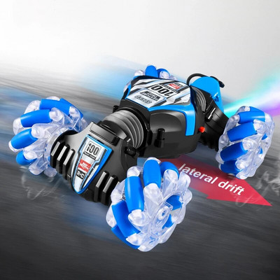 Remote Control Car Drift Rc Stunt Car 4wd Hand Control Music High Speed 360° Off Road Cars Led Light Kid Adult Toy Gift