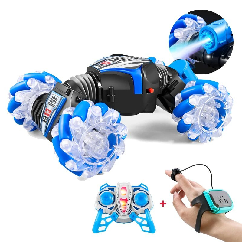 Távirányító Car Drift Rc Stunt Car 4Wd Kézi vezérlés Zene Nagy sebességű 360°-os terepjáró autók Led Light gyerek felnőtt játék ajándék