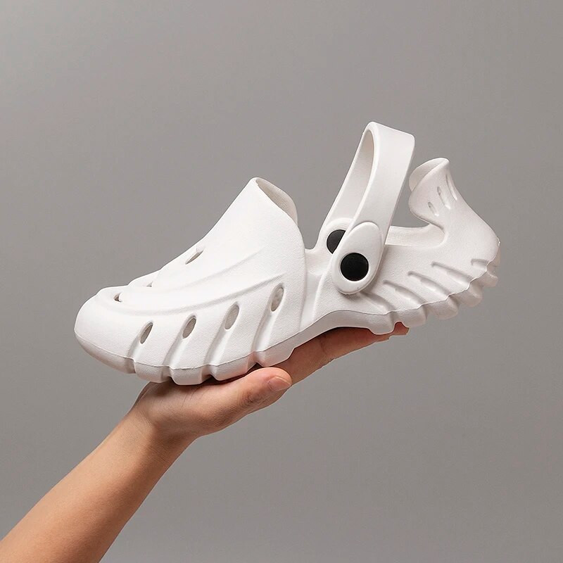 Új érkezés Férfi Nyári Cipők Férfi Papucsok Csúszásmentes Kerti Cipők Alkalmi strandszandálok Szakácscipők Nővércipők Flip-flop